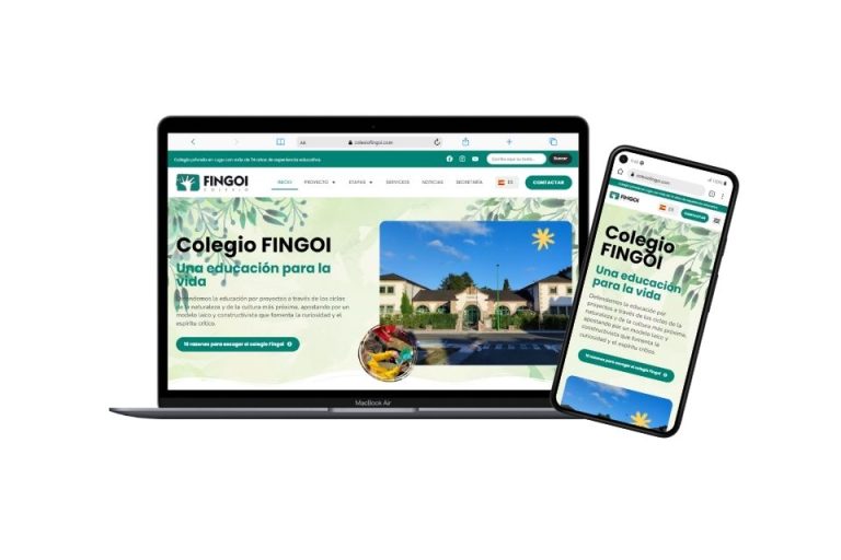 Nueva página web del colegio Fingoi