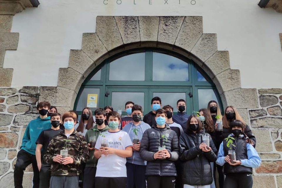 Noticia Proyecto Cálculo de la huella ecológica Colexio Fingoi